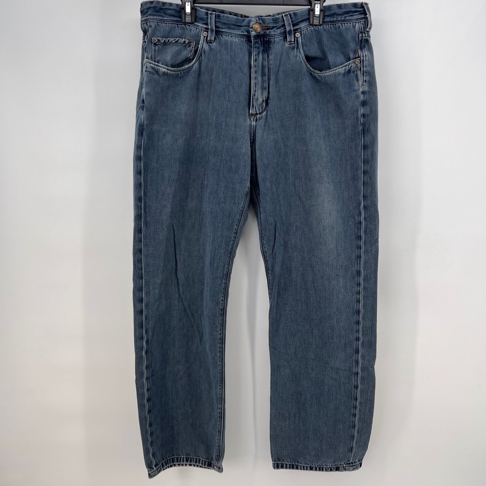 Tommy Bahama Mens Jeans 38x30‎ Standard Fit Blue Denim Tencel Blend